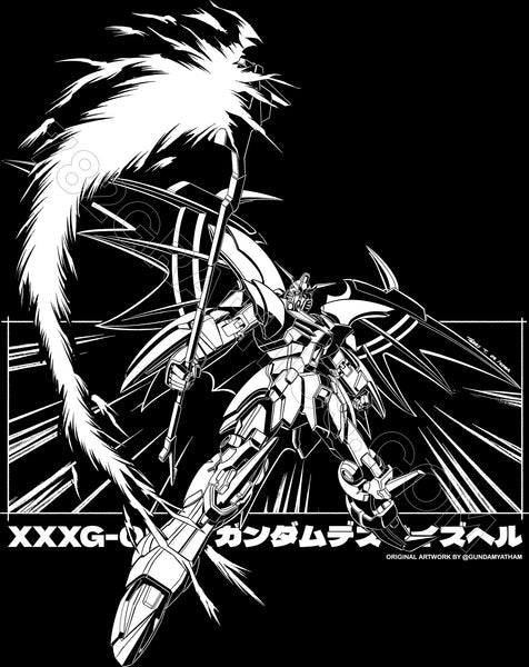 Final Printing Gundam Deathscythe T-Shirt