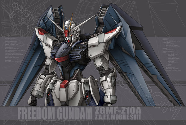 Freedom Gundam Print